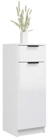 vidaXL Ντουλάπι Μπάνιου Γυαλιστερό Λευκό 32x34x90 εκ. Επεξεργ. Ξύλο