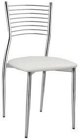 ΚΑΡΕΚΛΑ FB90025.01 ΜΕ ΚΑΘΙΣΜΑ ΑΠΟ ΛΕΥΚΟ PU 40X44X83 εκ