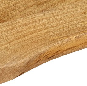 vidaXL Επιφάνεια Τραπεζιού 110x40x2,5 εκ. Live Edge Μασίφ Ξύλο Μάνγκο