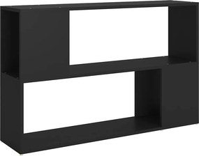 vidaXL Βιβλιοθήκη Μαύρη 100 x 24 x 63 εκ. από Επεξεργασμένο Ξύλο