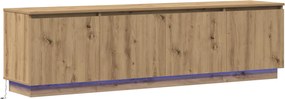 vidaXL Ντουλάπι TV 180 x 38 x 49 εκ Artisan Oak Επεξεργασμένο ξύλο