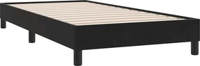 vidaXL Box Spring Κρεβάτι χωρίς στρώμα Μαύρο 90x210 cm Βελούδινο