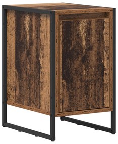 vidaXL Κομοδίνο 2 pcs Παλιό Ξύλο 39,5 x 30 x 50 εκ Επεξεργασμένο ξύλο