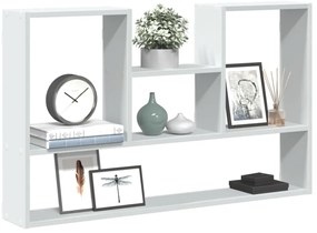 vidaXL Ραφιέρα Τοίχου Λευκό 99x15x60 εκ. από Επεξεργασμένο Ξύλο