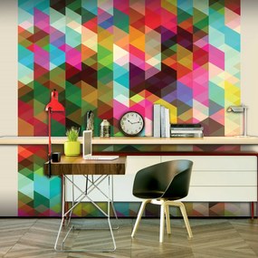 Φωτοταπετσαρία - Colourful Geometry 250x193