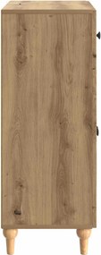vidaXL Πλαϊνό γραφείο Artisan Δρυς 66 x 34,5 x 90 εκ