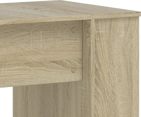 vidaXL Γραφείο Sonoma Δρυς 140 x 50 x 75 εκ. από Επεξεργασμένο Ξύλο
