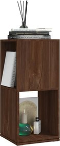 vidaXL Ντουλάπι Περιστρ. Καφέ Δρυς 34,5x34,5x75,5 εκ. Επεξ. Ξύλο