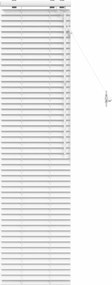 vidaXL Βενετσιάνικη Σκίαση Λευκό 45 x 160 εκ. 35 mm