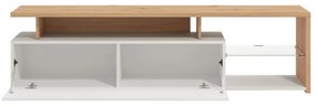 Έπιπλο Τηλεόρασης Arctic Λευκό - Artisan Oak - Λευκή Λάκα  170x41x46 εκ. 170x41x46 εκ.