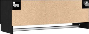 vidaXL Ντουλάπι Μαύρη Οξυά 100 x 32,5 x 35 cm Επεξεργασμένο ξύλο