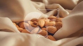 Σετ των 2 Intra Συλλεκτικό Ξύλινο Παζλ Plywood 4mm - Αμύγδαλα σε ύφασμα Σε Ξύλινο Κουτί - Διαστάσεις: 10x10 cm – 25 κομμάτια