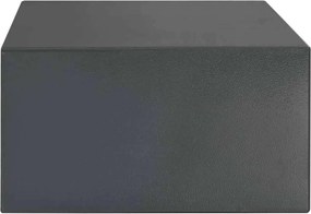vidaXL Ψηφιακό Ασφαλές Σκούρο γκρι 42 x 37 x 20 εκ. Ατσάλι