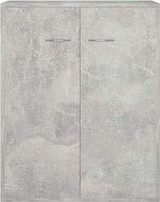 vidaXL Ντουλάπι Γκρι του Σκυροδέματος 60 x 30 x 75 εκ. από Επεξ. Ξύλο