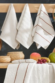 Stewehome Σετ πετσέτες κουζίνας και χεριών προσώπου 6 τεμαχίων 30x50 cm