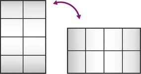 vidaXL Καθρέφτης Ορθογώνιος Μαύρος 50 x 80 εκ. από Σίδερο