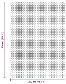 Χαλί Σκηνής Ανθρακί 3x2,5 μ.