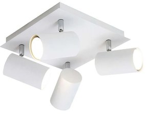 Φωτιστικό Οροφής-Σποτ Marley 24x15x24cm White 802430401 Trio Lighting Metal