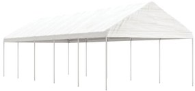 vidaXL Κιόσκι με Τέντα Λευκό 11,15 x 4,08 x 3,22 μ. από Πολυαιθυλένιο