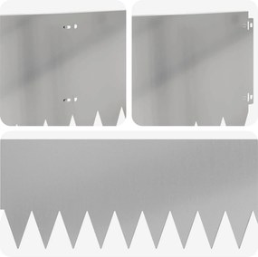 vidaXL Περίγραμμα γκαζόν 10 τμχ. 103 x 30 εκατοστά