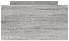 vidaXL Πλαίσιο Κρεβατιού Με Συρτάρια Γκρι Sonoma 75x190εκ Small Single