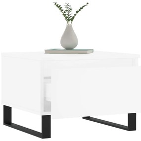 vidaXL Τραπεζάκια Σαλονιού 2 τεμ. Λευκά 50 x 46 x 35 εκ. Επεξεργ. Ξύλο