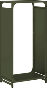 vidaXL Ράφι Καυσόξυλων 44x28x90 εκ. Χάλυβας ψυχρής έλασης