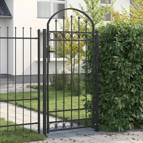 vidaXL Πύλη Φράχτη Γκρι 89 x 200 εκ Ατσάλι