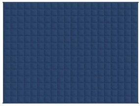 vidaXL Κουβέρτα Βαρύτητας Μπλε 152 x 203 εκ. 7 κ. Υφασμάτινη