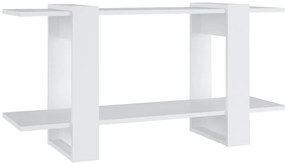 vidaXL Βιβλιοθήκη Ραφιέρα Λευκή 100 x 30 x 51 εκ. Επεξεργασμένο Ξύλο