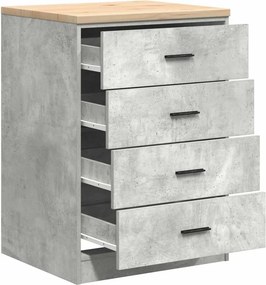 vidaXL ντουλάπι αποθήκευσης γκαράζ 60x51x85 εκ μασίφ ξύλο πεύκο