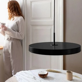 Κρεμαστό Φωτιστικό LED Asteria Black 17W G43cm