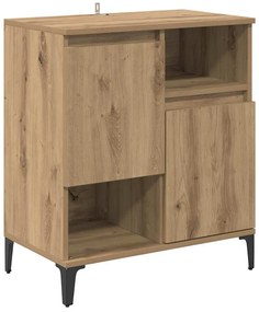 vidaXL Πλαϊνό γραφείο artisan δρυς 60 x 35 x 70 cm Επεξεργασμένο ξύλο
