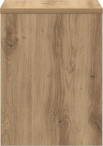 vidaXL Κομοδίνα 2 τεμ. Αρτισιανή Δρυς 40x30x40 εκ. από Επεξεργ. Ξύλο