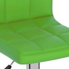 vidaXL Σκαμπό Μπαρ Πράσινο από Συνθετικό Δέρμα