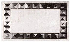 Χαλί Πλενόμενο Αντιολισθητικό Ανοιχτό Μπεζ 120 x 180 εκ.