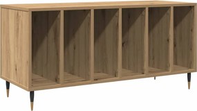 vidaXL Ντουλάπι δίσκων βινυλίου artisan δρυς 100 x 38 x 48 εκ.