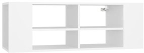 vidaXL Έπιπλο Τηλεόρασης Κρεμαστό Λευκό 102x35x35 εκ από Επεξ. Ξύλο