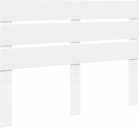 vidaXL Σκελετός Κρεβατιού Λευκό 150 x 200 cm Επεξεργασμένο ξύλο