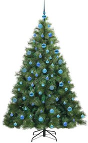 vidaXL Τεχνητό Χριστουγεννιάτικο Δέντρο Πράσινο 180 cm ΠΕ και PVC