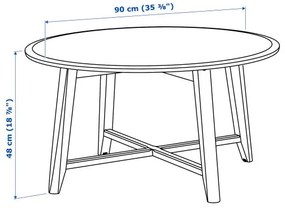 KRAGSTA τραπέζι μέσης 802.622.53