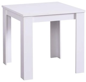 Τραπέζι Τραπεζαρίας DT Λευκό 80x80x75 εκ.