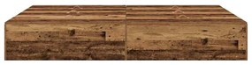 vidaXL Σκελετός Κρεβατιού Παλαιό ξύλο 135 x 190 cm Επεξεργασμένο ξύλο