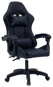 Office Gaming chair William PU black 60x59x108 εκ.