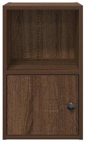 Βιβλιοθήκη Καφέ Δρυς 31x24x52 εκ. από Επεξεργασμένο Ξύλο - Καφέ
