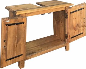 vidaXL Ντουλάπι Νιπτήρα 70x32x63 εκ. Μασίφ Ανακυκλωμένο Ξύλο Πεύκου