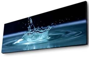 Πίνακας Καμβάς Με Φως Led 239SHN3265 90x30cm Multi Wallity Οριζόντιοι Ξύλο, Καμβάς