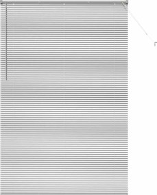 vidaXL Βενετσιάνικες Ρόδες Ασημί 220 x 140 cm Αλουμίνιο