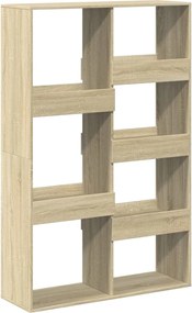 vidaXL Βιβλιοθήκη Sonoma Δρυς 100x33x155,5 εκ. από Επεξεργασμένο Ξύλο