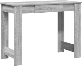 vidaXL Γραφείο Γκρι Sonoma 100x45x75 εκ. από Επεξεργασμένο Ξύλο